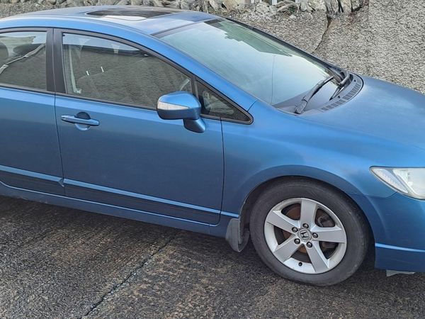 Honda Civic Saloon, Petrol, 2006, Blue