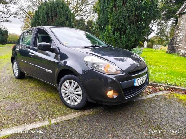 Renault Clio Hatchback, Ethanol Petrol, 2010, Black