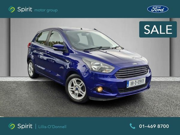 Ford KA Hatchback, Petrol, 2018, Blue