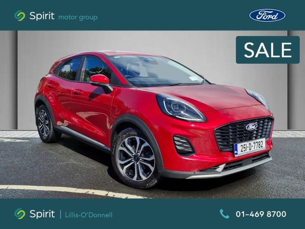 Ford Puma MPV, Petrol Hybrid, 2025, Red