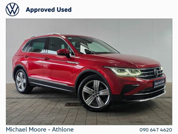 Volkswagen Tiguan SUV, Diesel, 2022, Red