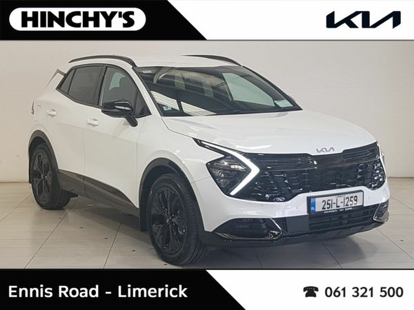 Kia Sportage SUV, Petrol Plug-in Hybrid, 2025, White