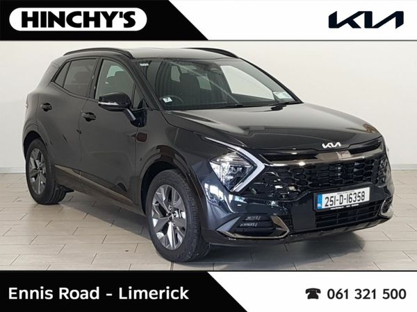 Kia Sportage SUV, Petrol Hybrid, 2025, Black