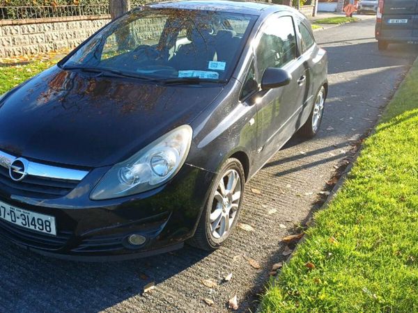 Opel Corsa Hatchback, Petrol, 2007, Black