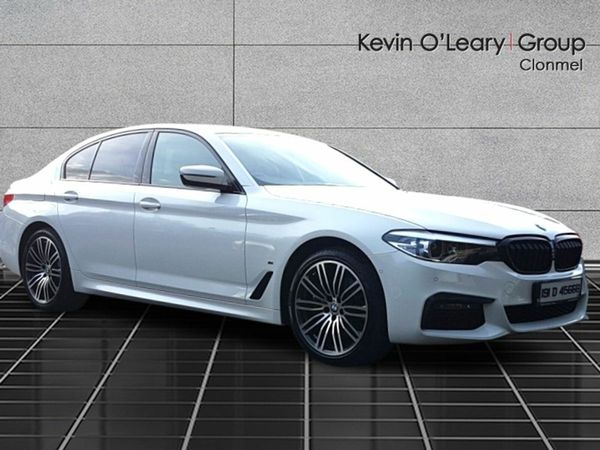 BMW 5-Series Saloon, Petrol Plug-in Hybrid, 2019, White