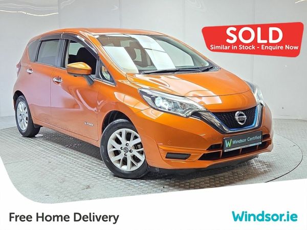 Nissan Note Hatchback, Petrol Hybrid, 2020, Orange