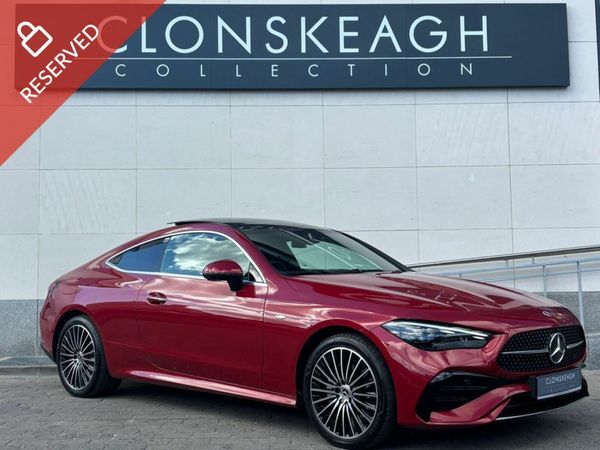 Mercedes-Benz CLE Coupe, Petrol Plug-in Hybrid, 2024, Red