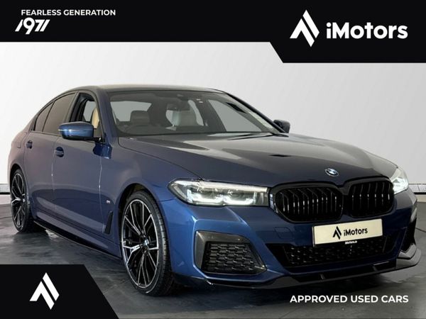 BMW 5-Series Saloon, Diesel, 2022, Blue