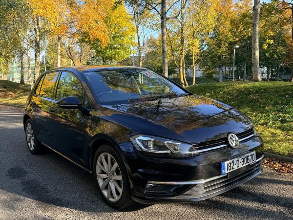 Volkswagen Golf Hatchback, Petrol, 2018, Black