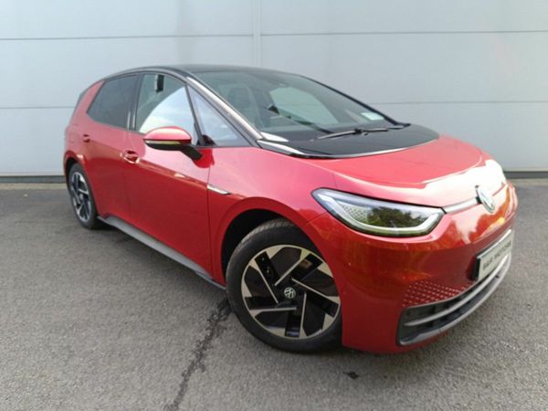 Volkswagen ID.3 Hatchback, Electric, 2022, Red