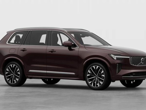 Volvo XC90 SUV, Petrol Plug-in Hybrid, 2026, Red