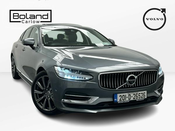 Volvo S90 Saloon, Petrol Plug-in Hybrid, 2020, Grey