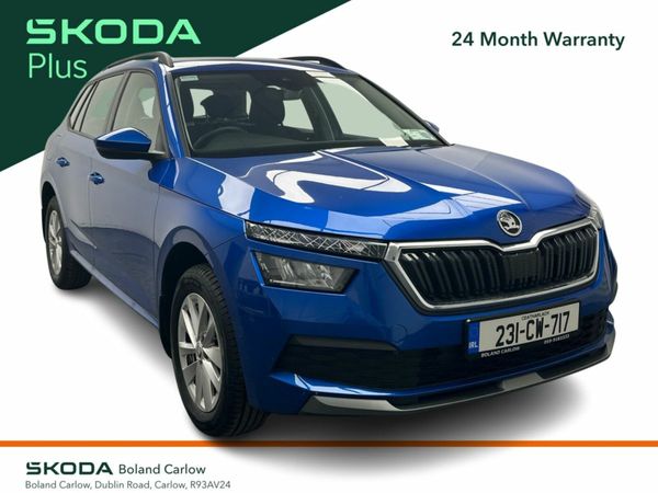 Skoda Kamiq Hatchback, Petrol, 2023, Blue