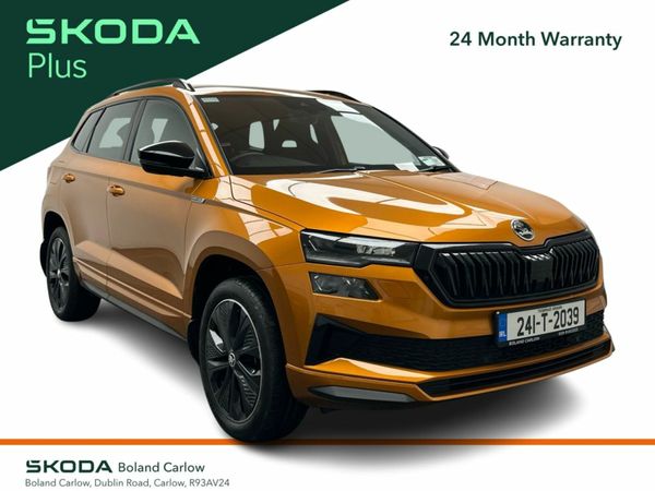 Skoda Karoq Estate, Diesel, 2024, Orange