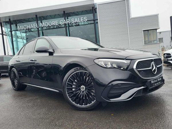 Mercedes-Benz E-Class Saloon, Diesel Plug-in Hybrid, 2026, Black