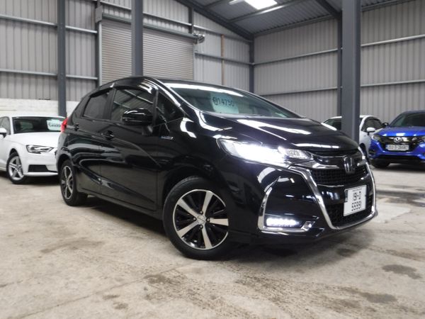 Honda Fit Hatchback, Petrol Hybrid, 2019, Black
