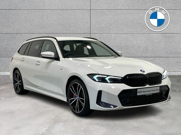 BMW 3-Series Estate, Petrol Plug-in Hybrid, 2024, White