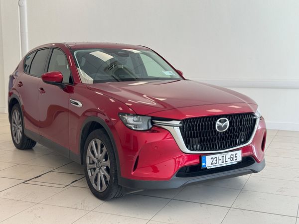 Mazda CX-60 SUV, Petrol Plug-in Hybrid, 2023, Red