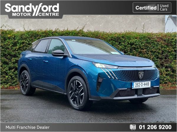 Peugeot 3008 SUV, Petrol Hybrid, 2025, Blue