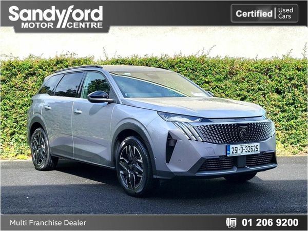 Peugeot 5008 SUV, Petrol Hybrid, 2025, Grey