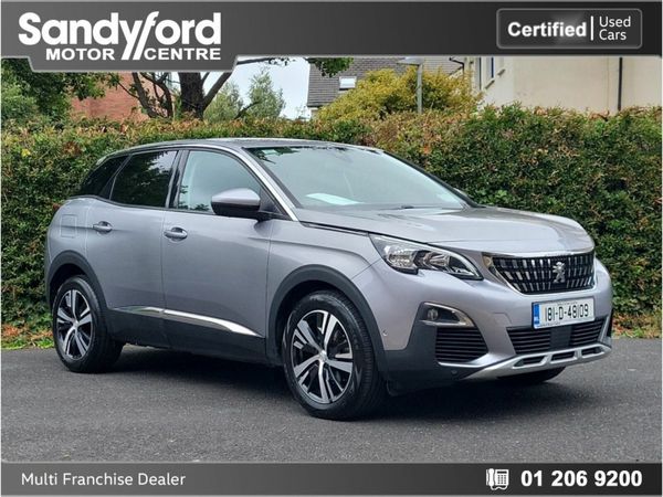 Peugeot 3008 Hatchback, Petrol, 2018, Grey
