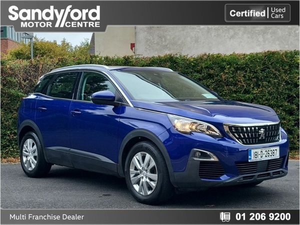 Peugeot 3008 SUV, Diesel, 2018, Blue
