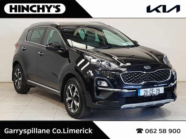 Kia Sportage SUV, Diesel Hybrid, 2021, Black