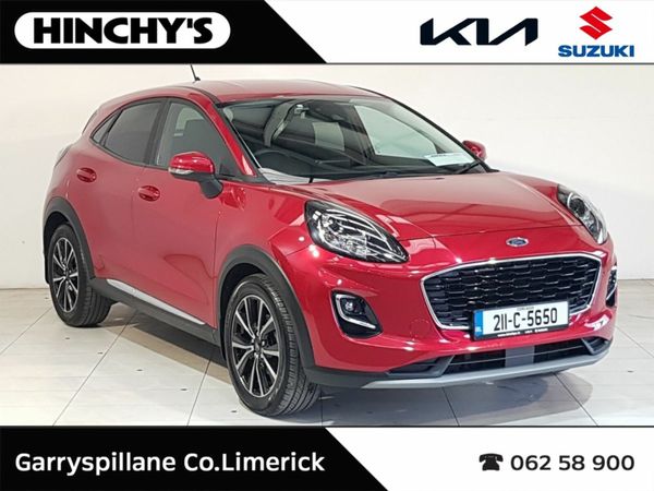 Ford Puma MPV, Petrol Hybrid, 2021, Red