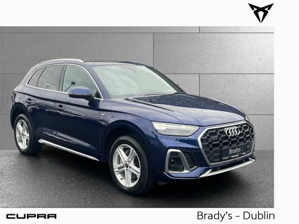 Audi Q5 SUV, Petrol Hybrid, 2024, Blue