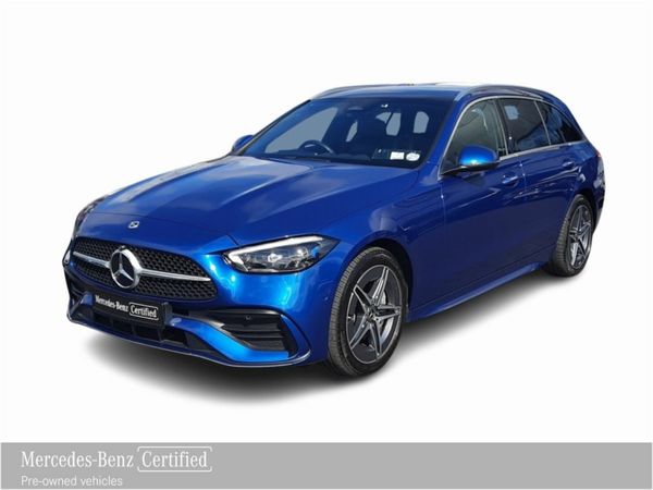 Mercedes-Benz C-Class Estate, Petrol Plug-in Hybrid, 2023, Blue