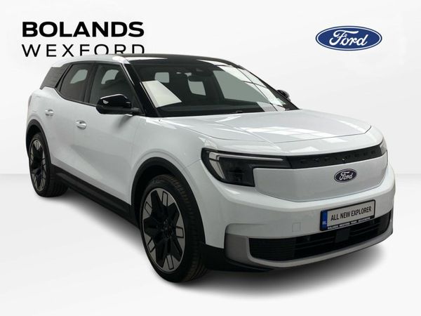 Ford Explorer SUV, Electric, 2026, White