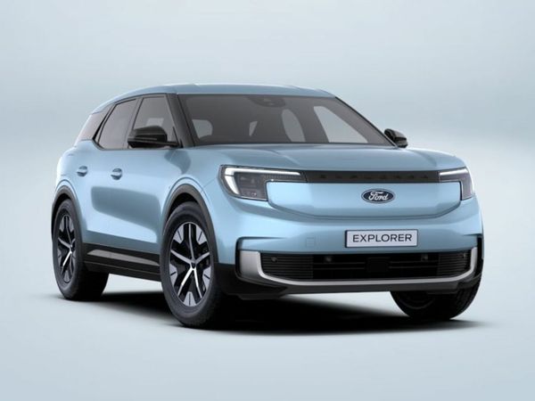 Ford Explorer SUV, Electric, 2026, Blue