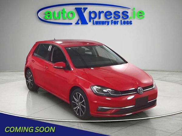 Volkswagen Golf Hatchback, Petrol, 2018, Red