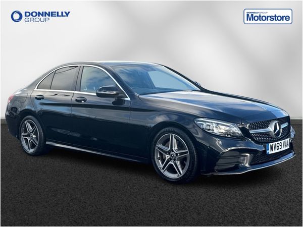 Mercedes-Benz C-Class Saloon, Petrol, 2019, Black