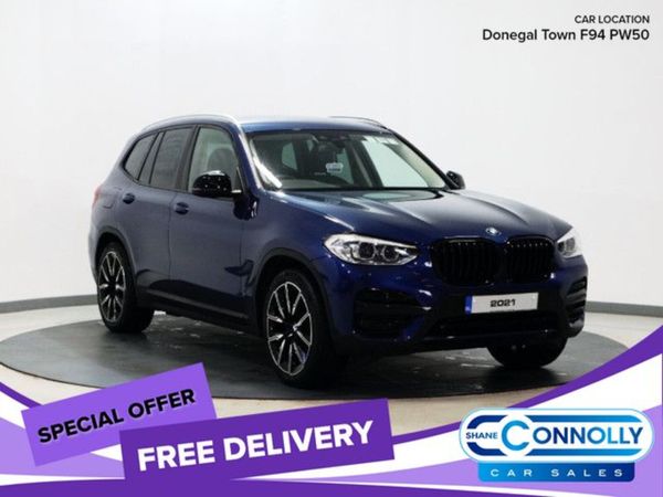 BMW X3 SUV, Petrol Hybrid, 2021, Blue