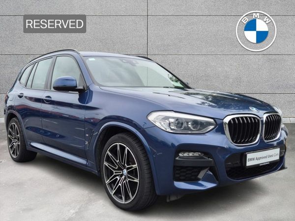 BMW X3 SUV, Petrol Plug-in Hybrid, 2020, Blue