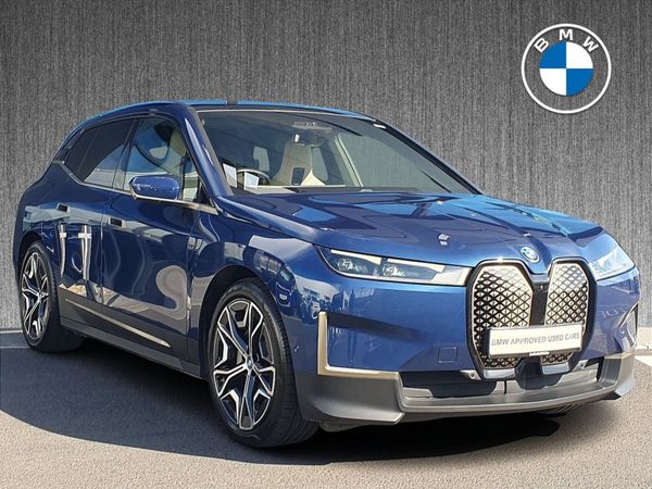 BMW iX SUV, Electric, 2022, Blue