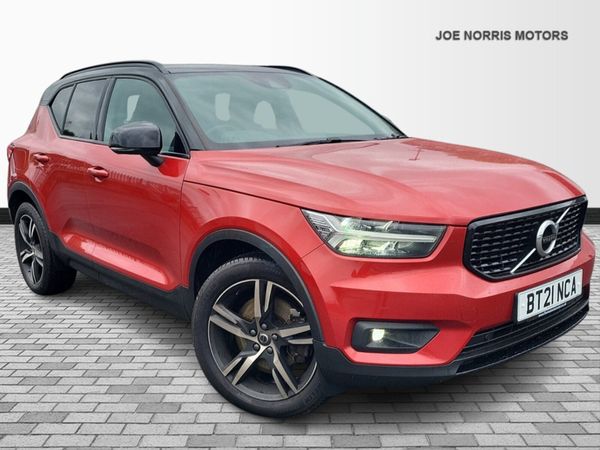 Volvo XC40 SUV, Petrol Hybrid, 2021, Red
