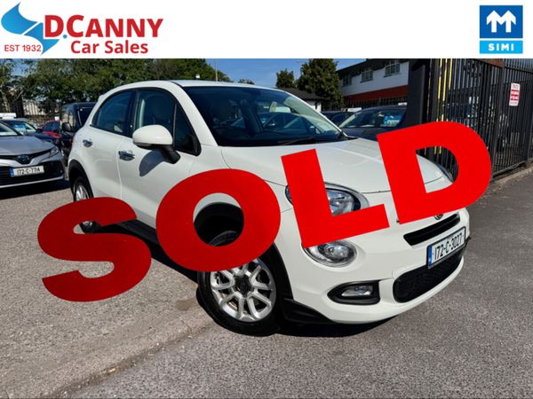 Fiat 500X SUV, Petrol, 2017, White