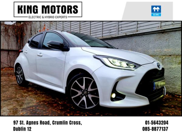 Toyota Yaris Hatchback, Petrol Hybrid, 2022, White