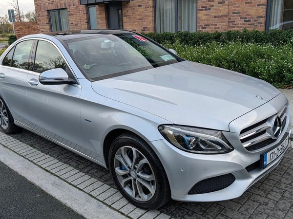 Mercedes-Benz C-Class Saloon, Petrol Plug-in Hybrid, 2017, Silver