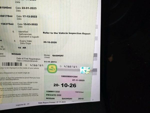 Nissan Qashqai+2 Hatchback, Diesel, 2010, Red