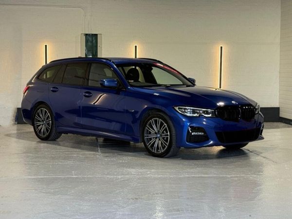BMW 3-Series Estate, Petrol Hybrid, 2021, Blue