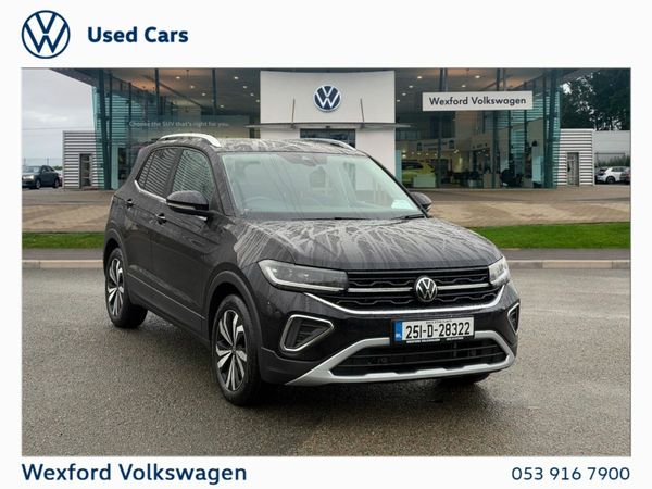 Volkswagen T-Cross Hatchback, Petrol, 2025, Black