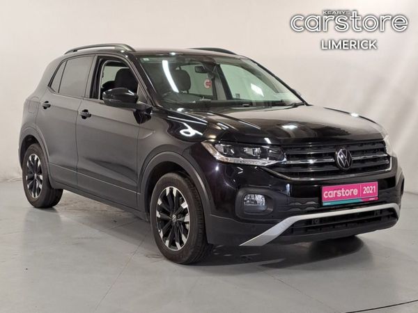 Volkswagen T-Cross Hatchback, Petrol, 2021, Black
