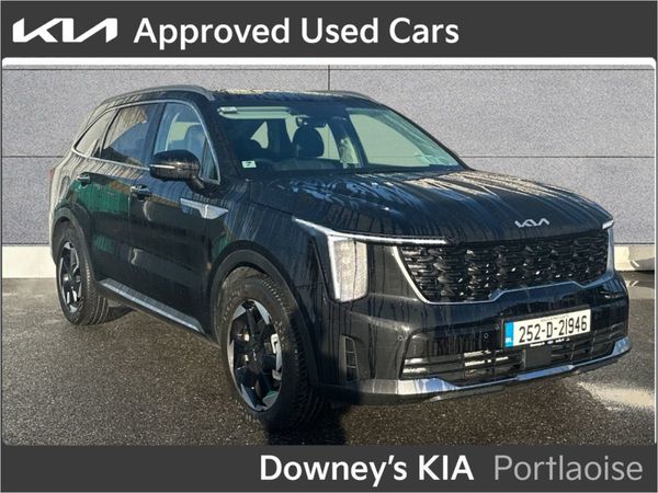 Kia Sorento SUV, Petrol Plug-in Hybrid, 2025, Black