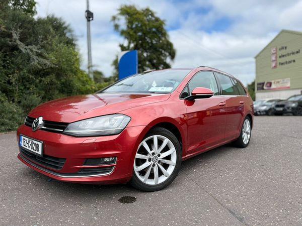 Volkswagen Golf Estate, Diesel, 2015, Red