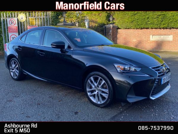 Lexus IS Saloon, Petrol Hybrid, 2020, Black