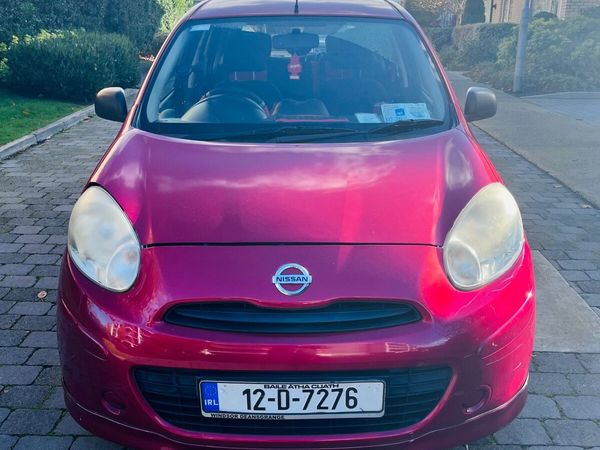 Nissan Micra Hatchback, Petrol, 2012, Red