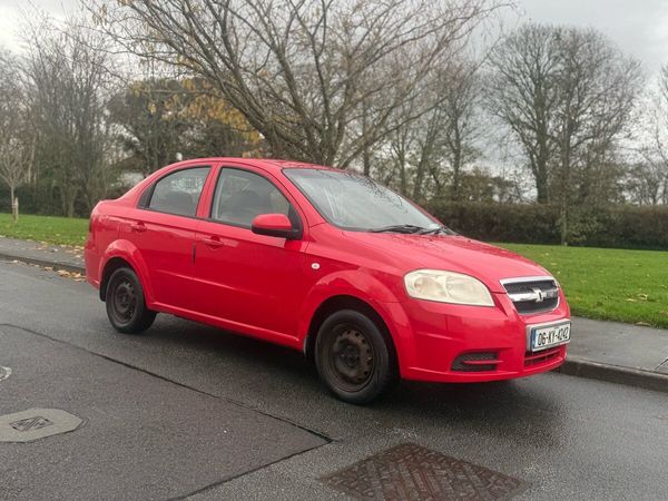 Chevrolet Aveo Saloon, Petrol, 2006, Red